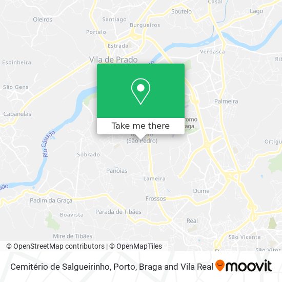 Cemitério de Salgueirinho map