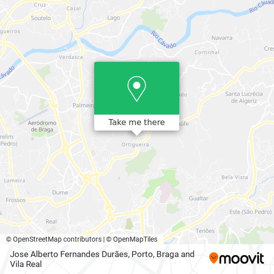 Jose Alberto Fernandes Durães mapa