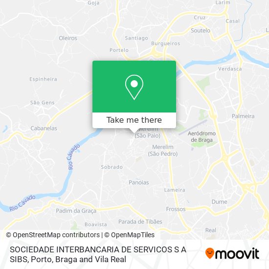 SOCIEDADE INTERBANCARIA DE SERVICOS S A SIBS map