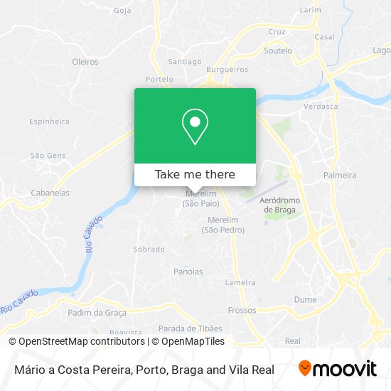 Mário a Costa Pereira mapa