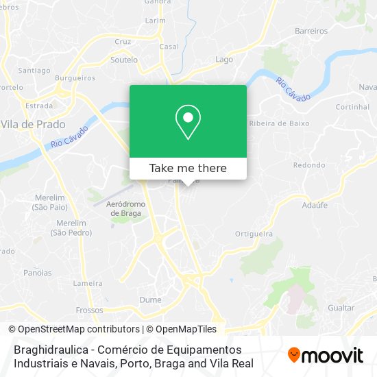 Braghidraulica - Comércio de Equipamentos Industriais e Navais mapa