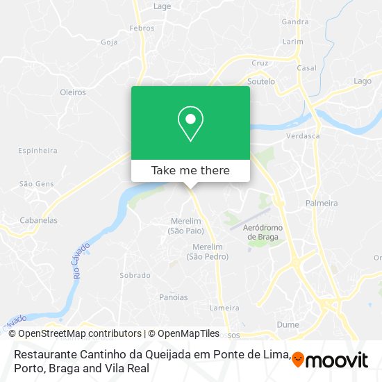 Restaurante Cantinho da Queijada em Ponte de Lima map