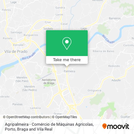 Agripalmeira - Comércio de Máquinas Agrícolas map