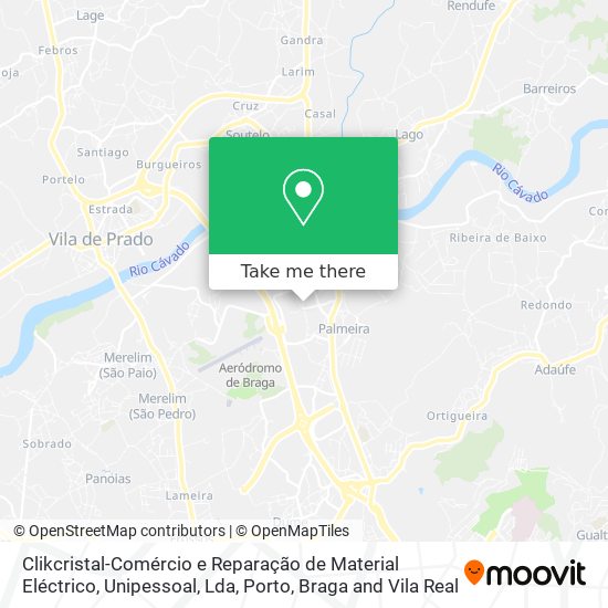 Clikcristal-Comércio e Reparação de Material Eléctrico, Unipessoal, Lda map