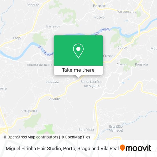Miguel Eirinha Hair Studio map