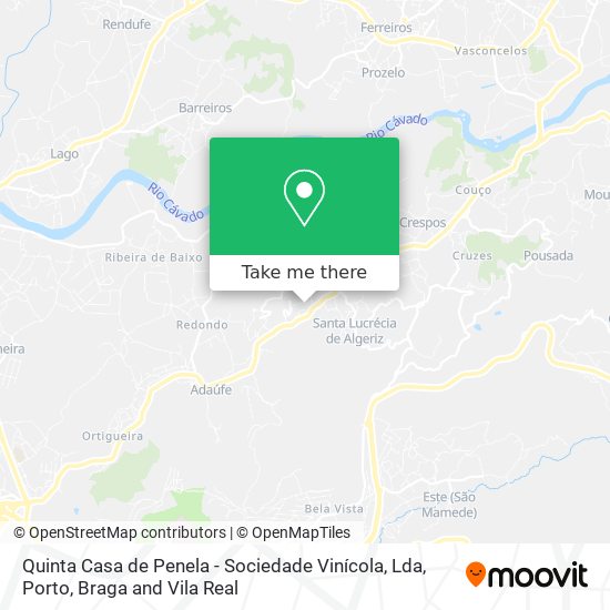 Quinta Casa de Penela - Sociedade Vinícola, Lda map