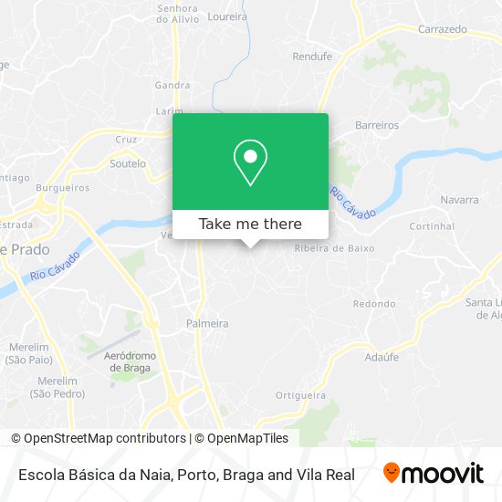 Escola Básica da Naia map