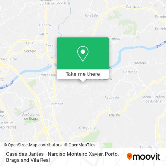 Casa das Jantes - Narciso Monteiro Xavier mapa