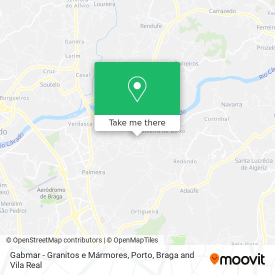Gabmar - Granitos e Mármores map