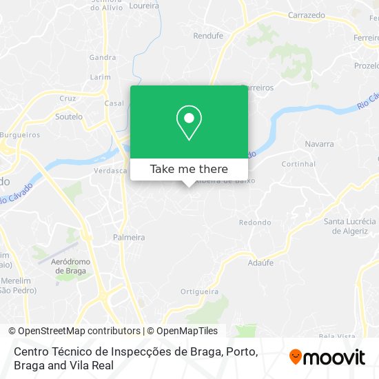 Centro Técnico de Inspecções de Braga map