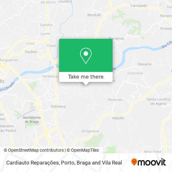 Cardiauto Reparações map