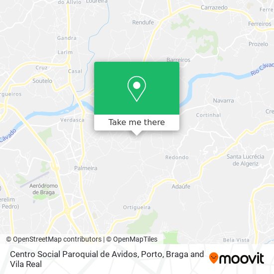 Centro Social Paroquial de Avidos map