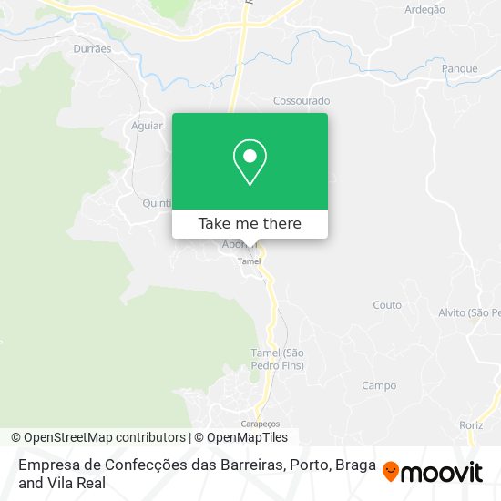 Empresa de Confecções das Barreiras map