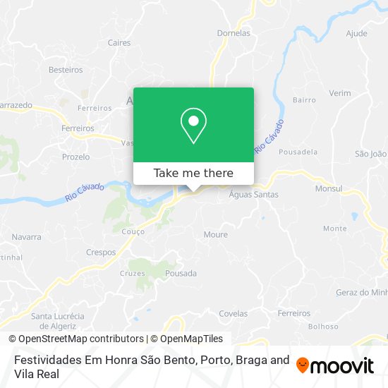 Festividades Em Honra São Bento map