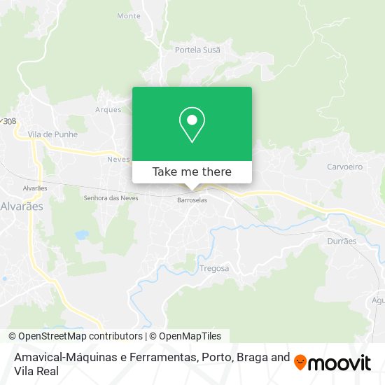 Amavical-Máquinas e Ferramentas map