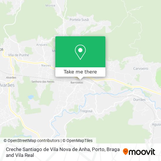 Creche Santiago de Vila Nova de Anha map