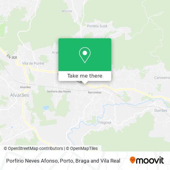 Porfírio Neves Afonso map