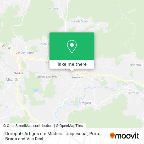 Doropal - Artigos em Madeira, Unipessoal map