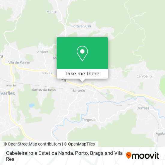 Cabeleireiro e Estetica Nanda map