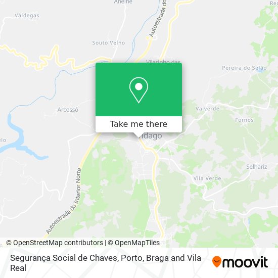 Segurança Social de Chaves map