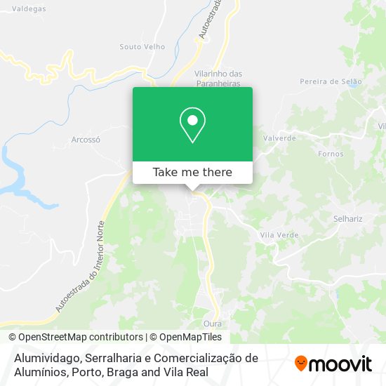 Alumividago, Serralharia e Comercialização de Alumínios map