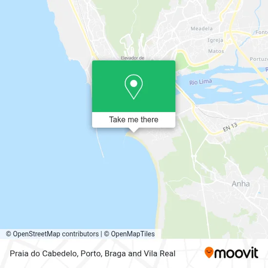 Praia do Cabedelo map