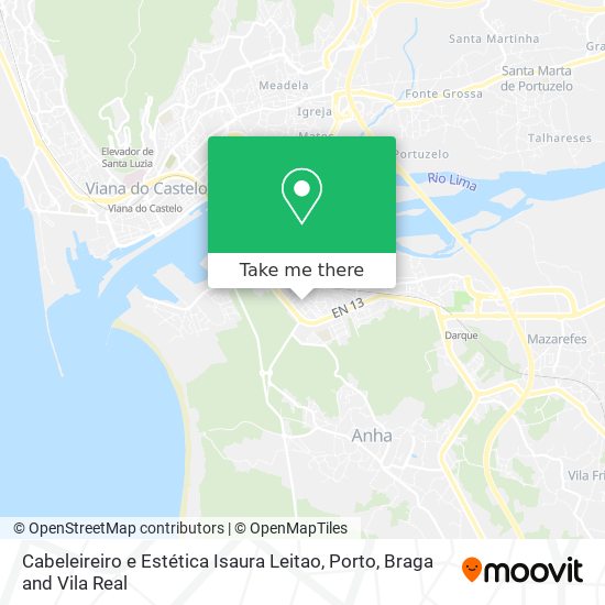 Cabeleireiro e Estética Isaura Leitao map