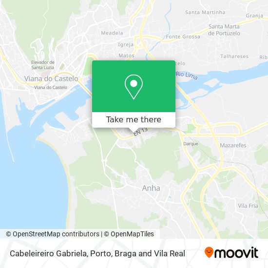 Cabeleireiro Gabriela map
