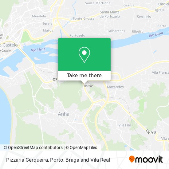 Pizzaria Cerqueira map