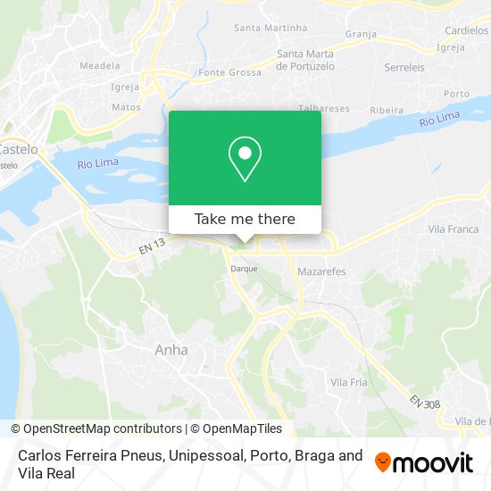 Carlos Ferreira Pneus, Unipessoal map