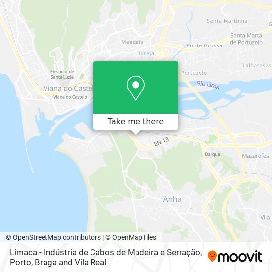 Limaca - Indústria de Cabos de Madeira e Serração map
