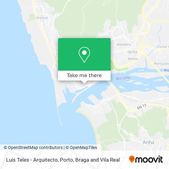 Luís Teles - Arquitecto mapa