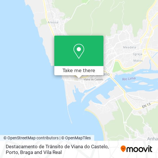 Destacamento de Trânsito de Viana do Castelo map