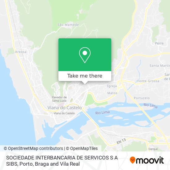 SOCIEDADE INTERBANCARIA DE SERVICOS S A SIBS map