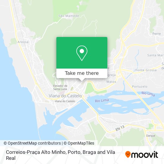 Correios-Praça Alto Minho map