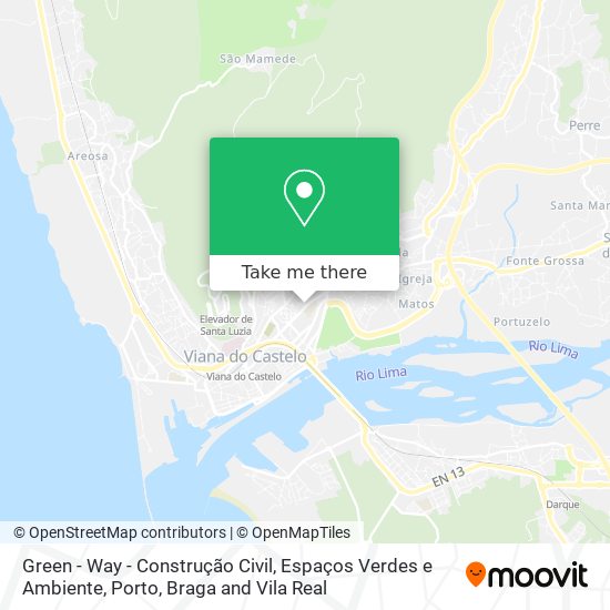 Green - Way - Construção Civil, Espaços Verdes e Ambiente map