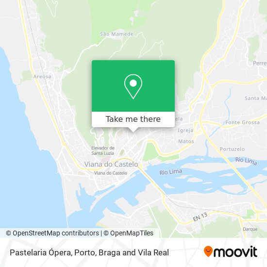 Pastelaria Ópera map