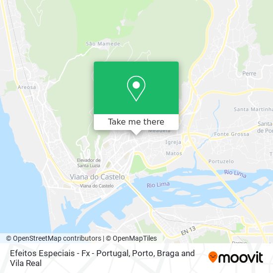 Efeitos Especiais - Fx - Portugal map