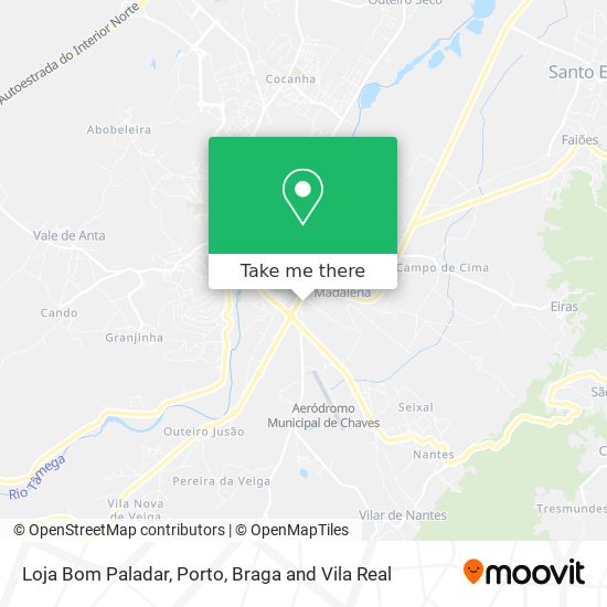 Loja Bom Paladar mapa