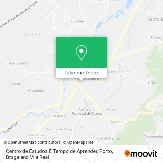 Centro de Estudos É Tempo de Aprender map