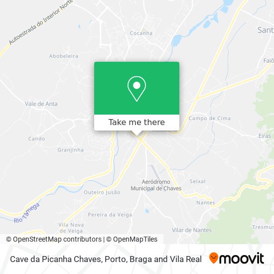 Cave da Picanha Chaves mapa