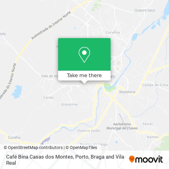 Café Bina Casas dos Montes map