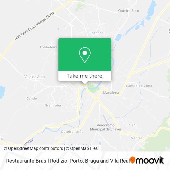 Restaurante Brasil Rodízio mapa