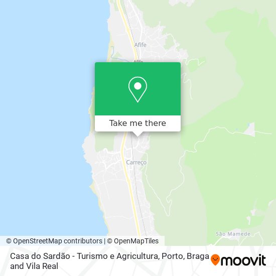 Casa do Sardão - Turismo e Agricultura map