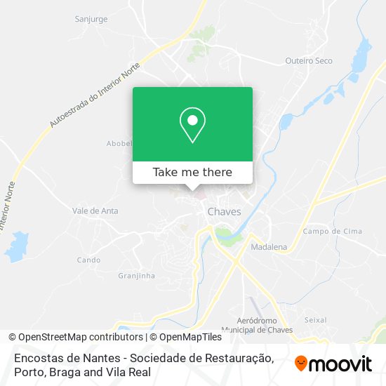 Encostas de Nantes - Sociedade de Restauração map