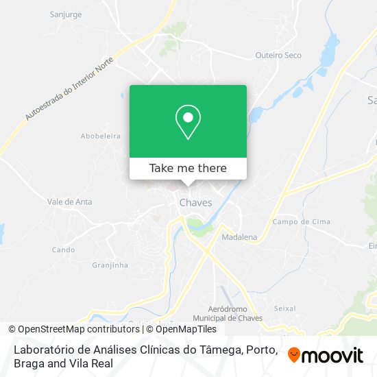 Laboratório de Análises Clínicas do Tâmega map