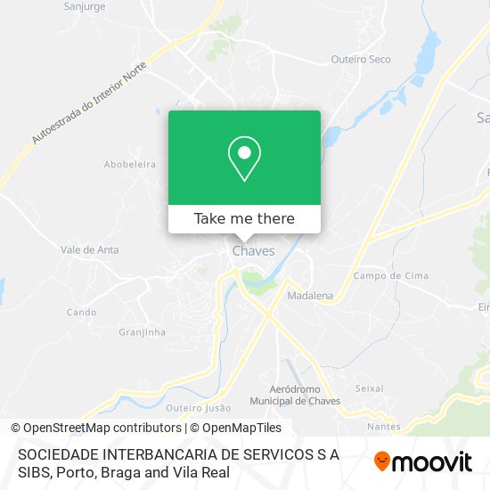 SOCIEDADE INTERBANCARIA DE SERVICOS S A SIBS map