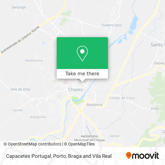 Capacetes Portugal mapa