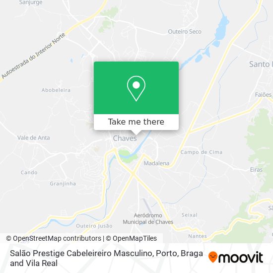 Salão Prestige Cabeleireiro Masculino mapa