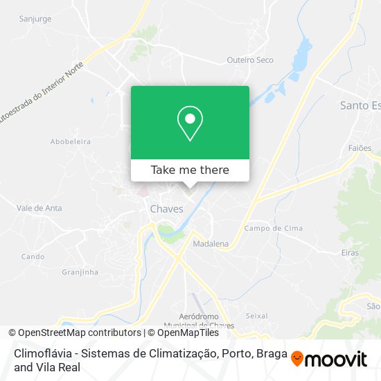 Climoflávia - Sistemas de Climatização map